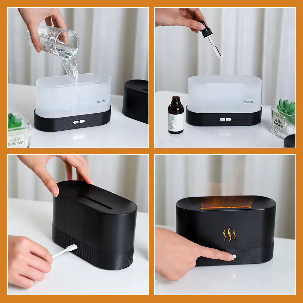 LavaMist Flame Fragrance Diffuser