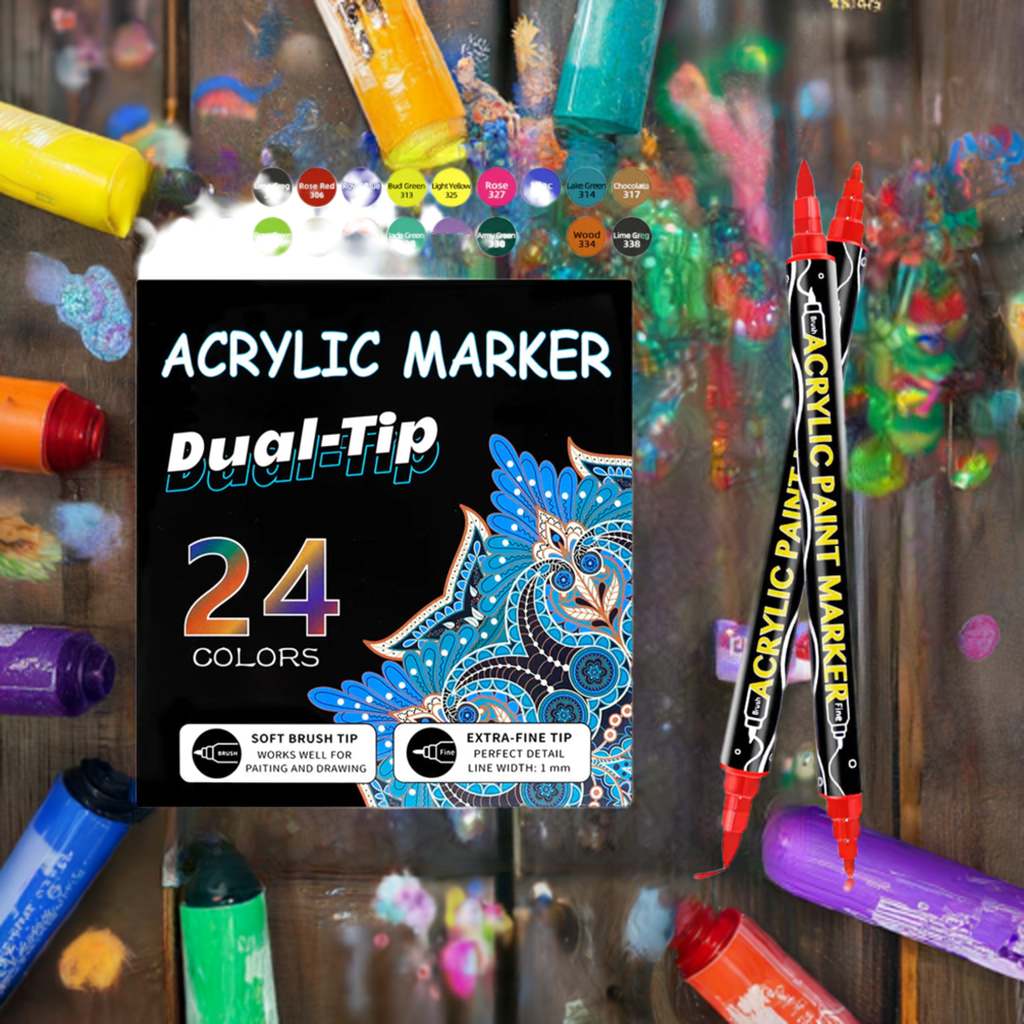 Acrylic Marker Pen Double-headed