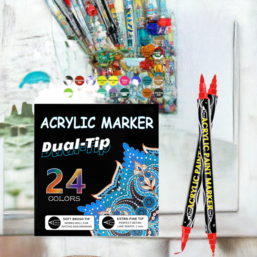 Acrylic Marker Pen Double-headed