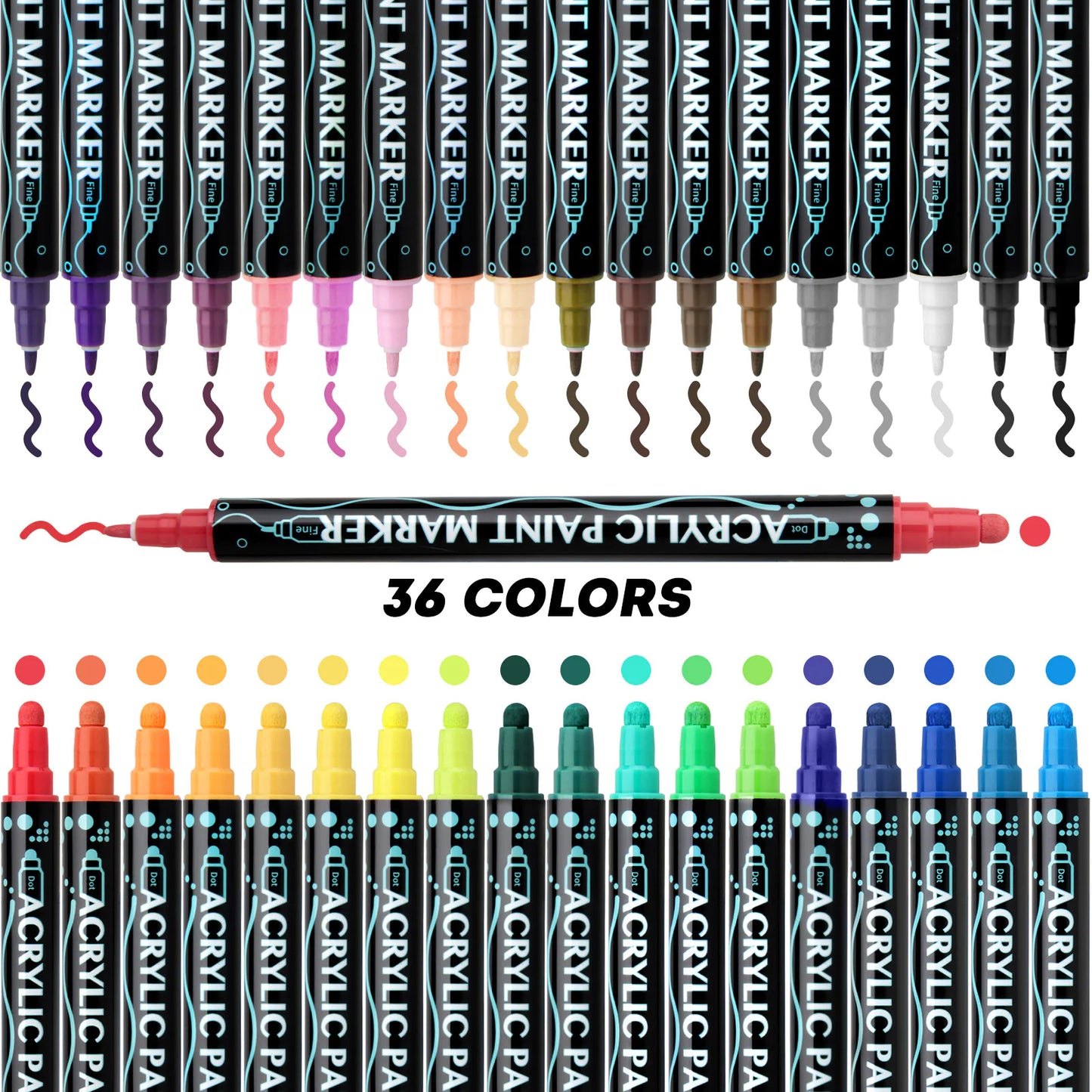 Acrylic Marker Pen Double-headed