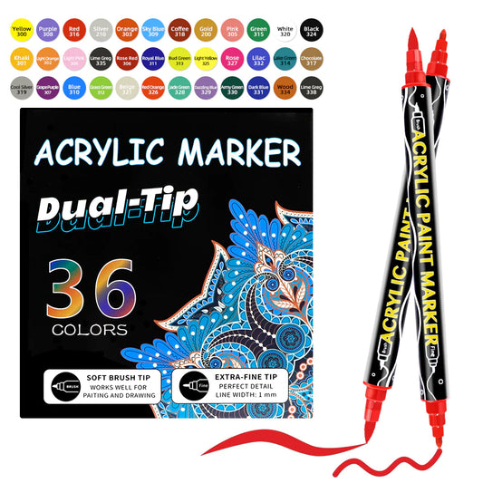 Acrylic Marker Pen Double-headed